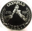 USA 1 dolar Dollar 1988 Olimpiada Igrzyska Olimpijskie Seul SREBRO (nr 1)
