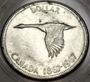 Kanada 1 dolar 1967 100-lecie Kanady 1867 SREBRO