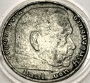 Niemcy 2 marki 1937 D Hindenburg SREBRO