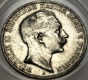 Niemcy 3 marki 1910 A Wilhelm II Prusy SREBRO