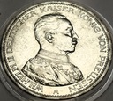 Niemcy 5 marek 1913 A Wilhelm II Prusy SREBRO