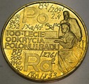 2 zł złote 1998 Skłodowska Polon i Rad