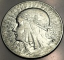 5 zł złotych 1932 Głowa Kobiety Polonia Jadwiga Babka SREBRO