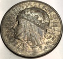 10 zł złotych 1932 Głowa Kobiety Polonia Jadwiga Babka SREBRO