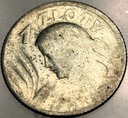 1 zł złoty 1924 ŻNIWIARKA Kobieta i kłosy SREBRO