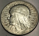 5 zł złotych 1934 Głowa Kobiety Polonia Jadwiga Babka SREBRO