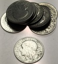 LOT ZESTAW 10 x 2 zł złote Głowa Kobiety Polonia SREBRO