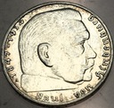 Niemcy 2 marki 1939 A Hindenburg SREBRO