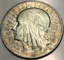 5 zł złotych 1933 Głowa Kobiety Polonia Jadwiga Babka SREBRO