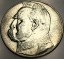 10 zł złotych 1935 Józef Piłsudski SREBRO