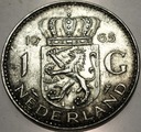 Holandia 1 Gulden 1965 Juliana Niderlandy SREBRO