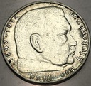Niemcy 2 marki 1939 A Hindenburg SREBRO