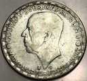 Szwecja 1 korona krona 1942 Gustaw Gustaf V SREBRO
