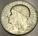 5 zł złotych 1932 Głowa Kobiety Polonia Jadwiga Babka SREBRO