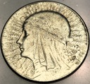 5 zł złotych 1934 Głowa Kobiety Polonia Jadwiga Babka SREBRO
