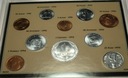 zestaw SET 10 x monety 1973-1994 Dzikie Zwierzęta Świat USA blister