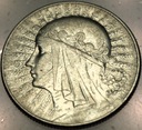 5 zł złotych 1934 Głowa Kobiety Polonia Jadwiga Babka SREBRO