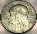 10 zł złotych 1932 Głowa Kobiety Polonia Jadwiga Babka SREBRO