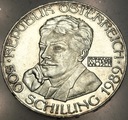Austria 500 szylingów 1989 Moser SREBRO