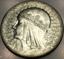 10 zł złotych 1932 Głowa Kobiety Polonia Jadwiga Babka SREBRO