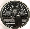 10 zł złotych 2002 Jan Paweł II Pontifex Maximus SREBRO