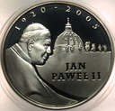 10 zł złotych 2005 Jan Paweł II 1920 2005 SREBRO