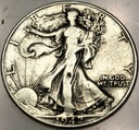 USA 1/2 dolara Half Dollar 1942 Bogini Wolności Walking Liberty SREBRO