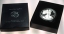 USA 1 dolar dollar 2007 W American Silver Eagle PROOF etui uncja 1oz SREBRO