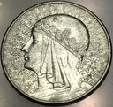 10 zł złotych 1932 Głowa Kobiety Polonia Jadwiga Babka SREBRO