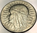 5 zł złotych 1934 Głowa Kobiety Polonia Jadwiga Babka SREBRO