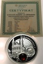 Szlak Bursztynowy 1 dolar Niue 2011 Szombathely LUSTRZANA SREBRO
