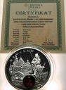 Szlak Bursztynowy 1 dolar Niue 2011 Wrocław LUSTRZANA SREBRO