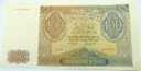 1941 100 zł Sto Złotych seria D banknot (nr 1)