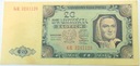 1948 20 zł Dwadzieścia Złotych seria GR banknot