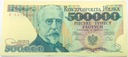 1990 500000 zł złotych Sienkiewicz seria K banknot
