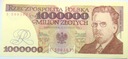 1991 1000000 zł złotych milion Władysław Reymont seria E banknot
