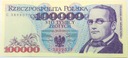 1993 100000 zł złotych Moniuszko seria C banknot (nr 2)