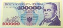 1993 100000 zł złotych Moniuszko seria C banknot (nr 3)