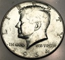 USA 1/2 dolara Half Dollar 1964 KENNEDY John F JFK SREBRO