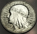5 zł złotych 1934 Głowa Kobiety Polonia Jadwiga Babka SREBRO