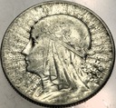 5 zł złotych 1932 Głowa Kobiety Polonia Jadwiga Babka SREBRO