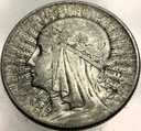 5 zł złotych 1934 Głowa Kobiety Polonia Jadwiga Babka SREBRO