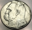10 zł złotych 1939 Józef Piłsudski SREBRO