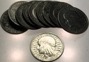 LOT zestaw 10 x 2 zł złote 1932-1934 Głowa Kobiety Polonia Jadwiga Babka
