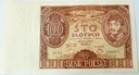 1934 100 zł Sto Złotych Seria BN banknot (nr 2)