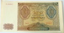 1941 100 zł Sto Złotych seria D Gubernia banknot (nr 1)