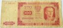 1948 100 zł sto złotych seria IU banknot