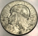 5 zł złotych 1934 Głowa Kobiety Polonia Jadwiga Babka SREBRO
