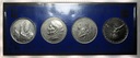 zestaw 4x medal Wizyty Jana Pawła II w Polsce 1979-1991 etui