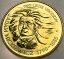 2 zł złote 1998 Adam Mickiewicz
